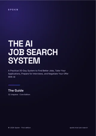 Cover of The AI Job Search System ebook